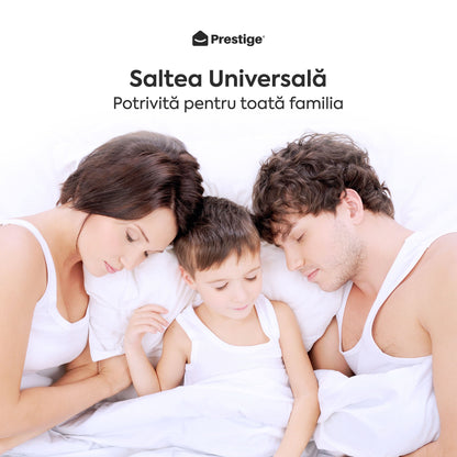Saltea Ideal Sleep HOTEL SERIES CALIFORNIA LUX MEMORY, Arcuri Bonell, spumă poliuretanică elastică, spumă cu memorie, husă cu aerisire optimă, superortopedică, Grosime 28 cm - Prestige Home